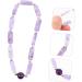 CALLARON Amethyst Bracelet Natural Beads Charm Stretch Bracelet Yoga Beads Bracelet Stretchy for Women Gemstone Beads Friendship Trendy Bracelets Balancing Wrist Chain Jewelry Miss Crystal 19X0.8CM Violet - Buy Online on GoSupps.com