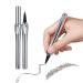 LXZJJM Bifurcated Water Eyebrow Pencil Liquid Eyebrow Pen Waterproof Brow Pen with Micro-Fork Tip Creates Natural Looking Brows Effortlessly (#03 Dark Brown)
