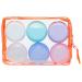 VEAIDE 1 oz Travel Toiletry Containers - Leakproof Compact Plastic Jars for Face, Hand, Body Creams - 6 Pack - Buy Online on GoSupps.com
