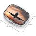 Airplane Art 2 Compartment Small Pill Case | Cute Travel Pill Organizer | Perfect Gift for Purses & Pocket - Buy Online on GoSupps.com