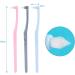 Dhweku Soft Bullet Tuft Toothbrush Set - 6 Interspace Brushes for Orthodontic Bridges & Detailed Cleaning - Buy Online on GoSupps.com