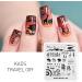 KADS Nail Art Stamping Plates Set Image Template Stencils Elephant Giraffe Lion Pattern with Stamping Plates Holder Case Organizer (TR009) - Buy Online on GoSupps.com
