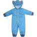 De feuilles Kids Button Rain Suit | Waterproof Hooded Raincoat Jumpsuit 4-6 Years Blue Elephant - Buy Online on GoSupps.com