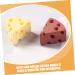 UPKOCH 25pcs decorate Kids Toy Toy cheese fake food Food small cheese phone case accessories resin game props child statue artificial food Simulation Cheese decorations 2.00X1.90X1.90CM 1 - Buy Online on GoSupps.com