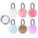Lurrose Pompom Hair Ties - Cute Plush Ball Ponytail Holder | Fluffy Elastic Hair Bands for Girls | International Shipping - Buy Online on GoSupps.com