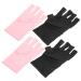 minkissy 10 Pairs Nail Gloves Pink Gloves Hand Gloves for Protection Uv Gloves Protective Gloves Fingerless Gloves for Women Uv Protection Polyester Miss Cotton Gloves Manicure - Buy Online on GoSupps.com