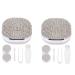 Ultechnovo 2 sentences care box for colored contact lenses contact lens container with mirror lentil care holder mini contact lens-travel set eye contact case cosmetics travel street stones crystal