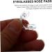 Shop Soft Silicone Nose Pads for Glasses | 5 Pairs of Clear U-Form Mini Nose Pads | Slipproof Pebble Gel for Comfort - Buy Online on GoSupps.com