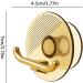 Firulab Socket Holder - Self-Adhesive Cable & Toothbrush Organizer | Drill-Free Razor & Towel Hook - Transparent Brown - Buy Online on GoSupps.com