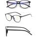 Koosufa Multifocus Reading Glasses - Anti-Blue Light Retro Design for Men & Women | Vision Aid in 1.0 to 4.0 Magnification - Buy Online on GoSupps.com