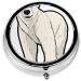 Polar Bear Mini Round Pill Box | 3 Compartment Travel Organizer | Portable Medicine Case for Home & Office - Buy Online on GoSupps.com