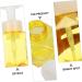 4 Pcs Flower Sparkling Bottle Foaming Hand Soap Soap Bottle Dispenser Head Washer Foam Bottle Travel Foam Bottle Flower Foam Soap Dispenser Foamer Device Cup Foaming Cup Gel/210 (Color : Yellow 2pcsx 9.7x9.7x16.3cmx2pcs Yellow 2pcsx2pcs - Buy Online on GoSupps.com