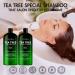 Sulfate-Free Tea Tree Shampoo & Conditioner Set - Dandruff Relief for All Ages - Thickening & Soothing Scalp Treatment - Buy Online on GoSupps.com