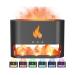 Volcano Diffuser - 250ml Essential Oil & Himalayan Salt Lamp Aromatherapy Diffuser with 7 Colors Light Timer & Auto-Off - Transform Your Space with The Warmth of a Bonfire 121 Black