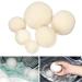 6 Wool Drying Balls Clothes Softening Balls Laundry Drying Reusable Balls Clothes Drying Accessories - Buy Online on GoSupps.com