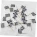 Cabilock 48pcs Checkered Flag Stick Black and White Fruit Decor Racing Flag Ice Cream Decor Flag Pole Topper Chequered Flag Car Trim Paper Cups Checkered Flag Toppers Bamboo Cake Lattice Black 48pcs - Buy Online on GoSupps.com