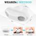 2-in-1 Anti Snoring Nose Air Purifier for Men and Women - Stop Snoring and Improve Sleep Quality with Nasal Vents Plugs Clip - CPAP Users Friendly (White) - Buy Online on GoSupps.com