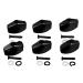 Tuning Knobs 6 Pieces Stylish Tuning Knobs for Acoustic Guitar (Black)