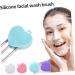 FRCOLOR heating heart shaped face brush manual Silicone face Cleansing Brush facial wash brush Body Silica gel Manual Exfoliating Brush pores scrub brush double sided 9.8x8.4cm - Buy Online on GoSupps.com