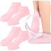 4Pairs Silicone Moisturizing Socks Silicone Pedicure Socks Silicone Socks for Women Women's Spa Pedicure Socks Anti Slip Socks for Repairing Dry Feet Cracked Heels and Softening Rough Skin - Buy Online on GoSupps.com