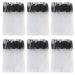 MyAoKuE-UP 300 Pack Disposable Mascara Wands - Clear Handle Spoolies for Eyelash Extensions | Bulk Makeup Applicator - Buy Online on GoSupps.com