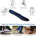 Plantar Fasciitis Arch Support Insoles for Men & Women | Full Length Orthotic Inserts for Flat Feet & Foot Pain Relief | Blue/Black (Size L: Men's 11-13.5 / Women's 13-15.5 - Buy Online on GoSupps.com