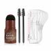 Eyebrow Stamp Stencil Kit with 10 Styles - Long Lasting & Waterproof (Dark Brown) - Buy Online on GoSupps.com