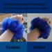 iLUU Hair Extension Curly Up Do Blue Color Synthetic Hair Messy Bun Extensions Wavy Elastic Chignon Bun Hairpieces Hair Extensions for Women Girl Cosplay #2517 2pcs/package #2517-dark blue - Buy Online on GoSupps.com