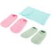 Qukaim Gel Spa Socks Moisturizing Gel Socks and Neck Wrap Set Skin Smoothing and Firming Spa Gel Nourishing Repair 2 Pairs Socks and 1 Neck Wrap - Buy Online on GoSupps.com