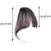Bangs Hair Clip Air Bangs Wig For Women With Natural Front Forehead Invisible Hair Patch Round Face French Bangs Fake Bangs Bangs Clip in Hair(Color:Light Brown) - Buy Online on GoSupps.com