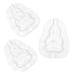 KONTONTY 3pcs Vegetable Small Mould Growth Forming Ginseng Small Fruit Plastic Gourd