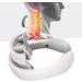 USB- heated U-Shaped Neck Massager Cushion - Soft Cotton Pillow for Home & Travel - Electric Massage Device for Relaxation - Buy Online on GoSupps.com