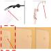 Buy Munani Pink Rimless Glasses Arm & Leg Replacement - 2-Hole Strass-Metal Glasses Repair Parts - International Shipping Available - Buy Online on GoSupps.com