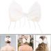 POPETPOP Bridal Satin Bow Tassel Hair Clip Bow Hair Pin Women Hair Accessories Women Hair Decorations Hair Barrettes Bow Hairpins Bow Barrettes Tiara Headgear Bride Bow Tie Fabric White - Buy Online on GoSupps.com