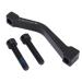 Velaurs 180mm Disc Brake Adapter, Aluminum Alloy Excellent PM Disc Brake Mount Adapter T6 Hard Processing with Screw for 180mm Disc Brake Systems