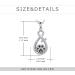 VONALA DOLA PET Ash Necklace - 925 Sterling Silver Memorial Jewelry for Dog & Cat Lovers | Infinity Cross & Paws Gift - Buy Online on GoSupps.com