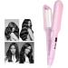 Iron Deep Hair Waver Curling Wand Electrical Crimpers for Women Double Barrel Tourmaline Ceramic Barrel Beachy Crimper Hair Iron (Pink) - Buy Online on GoSupps.com