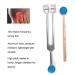 136.1 Hz Low-Frequency Aluminum Alloy C Tuning Fork with Hammer | Ideal for Body & Mind Cleansing - International Shipping - Buy Online on GoSupps.com