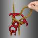 50KN Rescue Figure 8 Descender with Bent-Ear Belaying Device for Climbing - Red - Buy Online on GoSupps.com