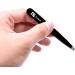 Slant Tweezers 4-Pack - Professional Stainless Steel Eyebrow & Facial Hair Pluckers - Precision Personal Care in Black & Natural - Buy Online on GoSupps.com
