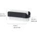 Parsa Beauty Double-Sided Nail Brush Set - 3 Black Hand Washing Brushes for Bathroom Toilet Sink & Workshop - Buy Online on GoSupps.com