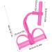 21 Fitness Resistance Bands-6 Tube Pedal Ankle Puller Elastic Exercise Bands with Handles Pull Rope for Waist Arm Leg Train Pink - Buy Online on GoSupps.com