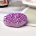 Natural Crystal Natural Quartz Cluster Electroplate Purple Raw Health Stone Crystal Point Rock Specimen Home Decor Souvenir ERBDRGAZ 1pcs Cluster Electroplate