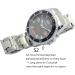 SHMIOU English Talking Watch for Blind Visually Impaired Elderly - Stainless Band Quartz Alarm, Black Dial Silver Frame - Buy Online on GoSupps.com