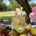 Classic Pooh Cake Topper Bear with Daisy Flower For Winnie Baby Shower Decorations Birthday Supplies Centerpiece - Buy Online on GoSupps.com