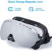 Ownpets Dog Goggles with Magnetic & Replaceable Lenses for UV, Wind, Dust, Snow Protection (Medium/Large Dogs) - Buy Online on GoSupps.com