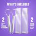 Buy Broshin Set of 2 Stainless Steel Tongue Scrapers | Antibacterial Tongue Cleaning & Bad Breath Reduction | Includes Travel Cases - International Shipping - Buy Online on GoSupps.com
