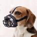 Mayerzon Dog Muzzle Breathable Silicone Dog Muzzle for Anti Barking and Anti Chewing Size2-9/3 in Black