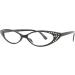 Shop Rhinestone Colorful Cat Eye Reading Glasses R223 - Stylish Black 1.75 Magnification for International Shipping - Buy Online on GoSupps.com