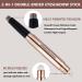 Cocoa Brown Eyeshadow Stick - Cream Shimmer Glitter Dark Matte Single Crayon Powder Primer - Waterproof & Long Lasting Eye Shadow & Eyeliner Pen - Hypoallergenic & Natural - Multi-Dimensional - Buy Online on GoSupps.com
